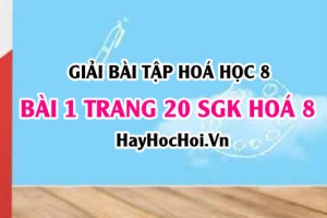 Giải bài 1 trang 20 SGK Hoá 8: Nguyên tố hoá học, Nguyên tử khối